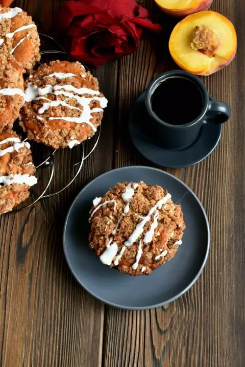 Peach Streusel Muffins