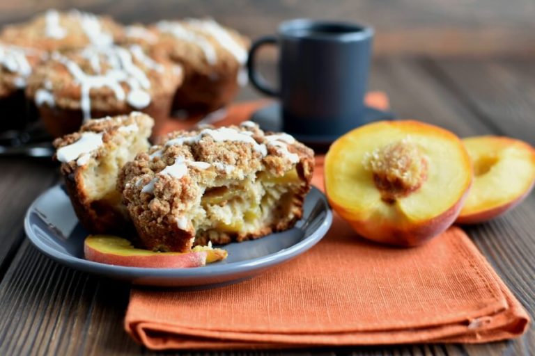 Step 11 - Peach Streusel Muffins