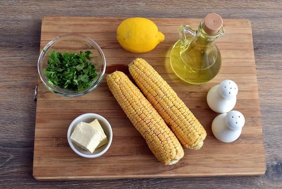 Ingridiens for Perfect Vegan Corn on the Cob