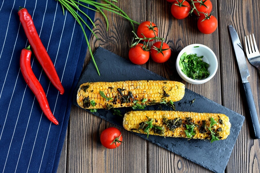 How to serve Perfect Vegan Corn on the Cob