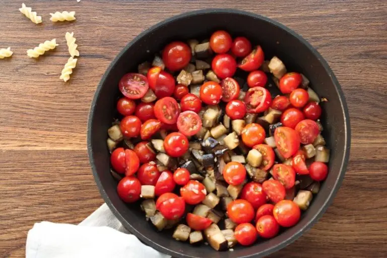 Step 4 - Perfect Pasta Salad with Tomatoes and Eggplant