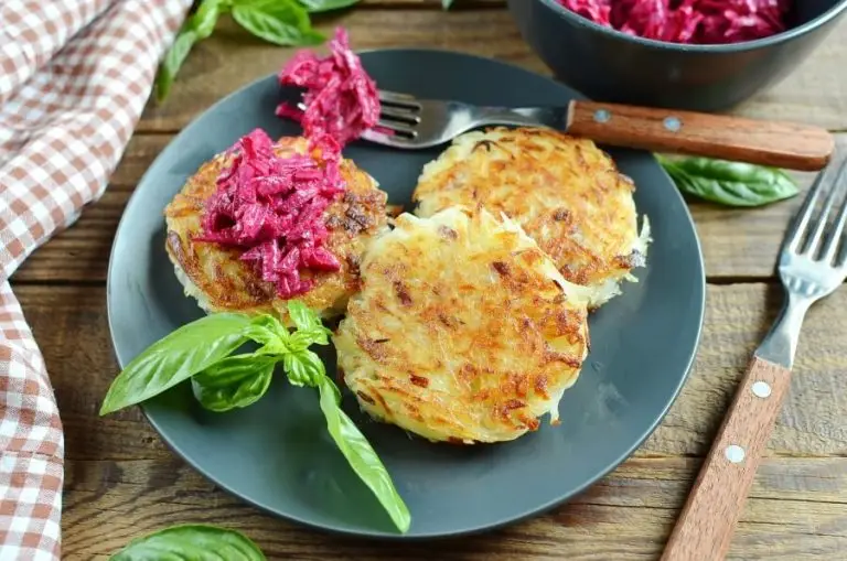 Step 5 - Potato Rostis with Beetroot Horseradish