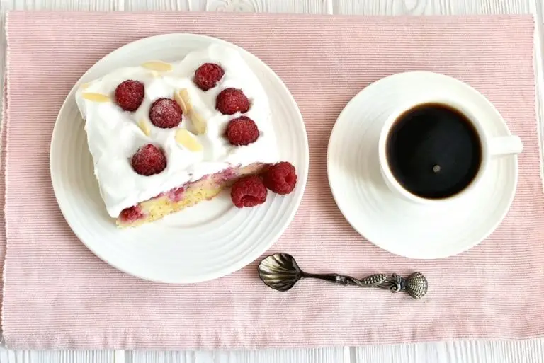 Step 11 - Raspberry Almond Poke Cake