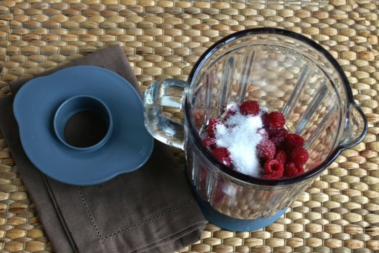 Step 6 - Raspberry Almond Poke Cake