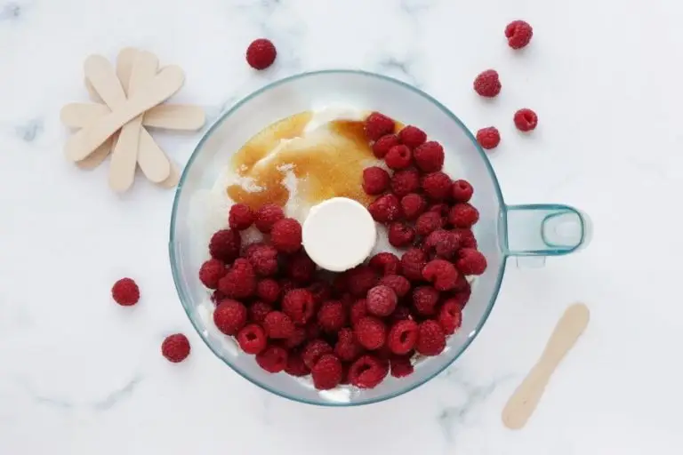 Step 1 - Raspberry Vanilla Yogurt Popsicles
