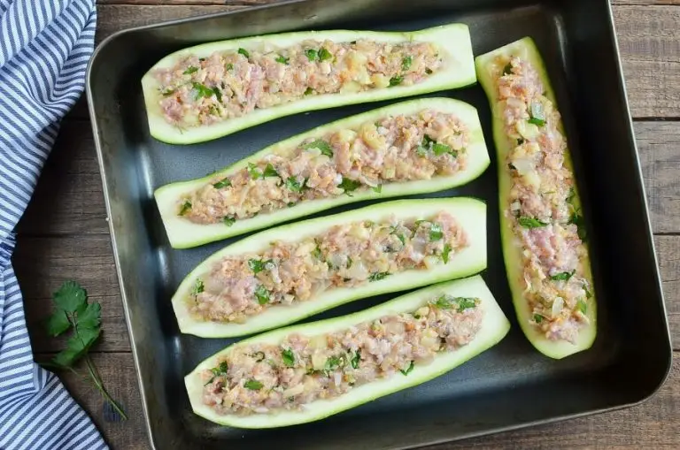 Step 7 - Sausage and Herb Stuffed Courgettes