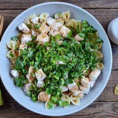Sesame Pasta Chicken Salad recipe - step 4