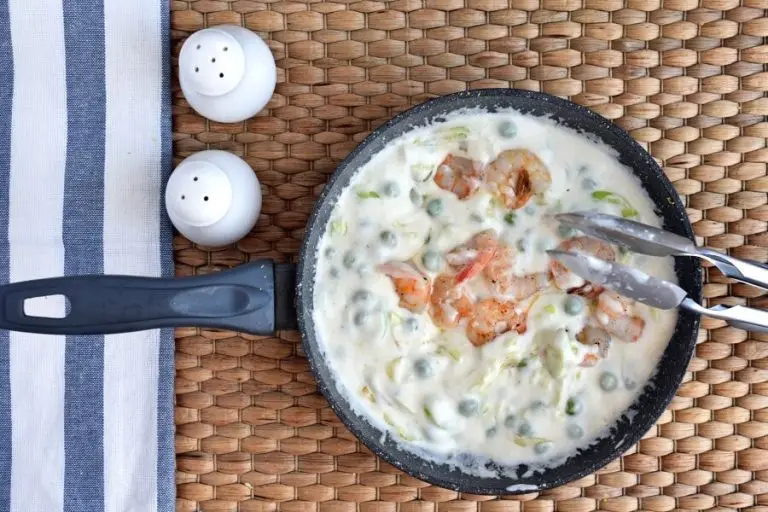 Step 6 - Shrimp and Leek Spaghetti