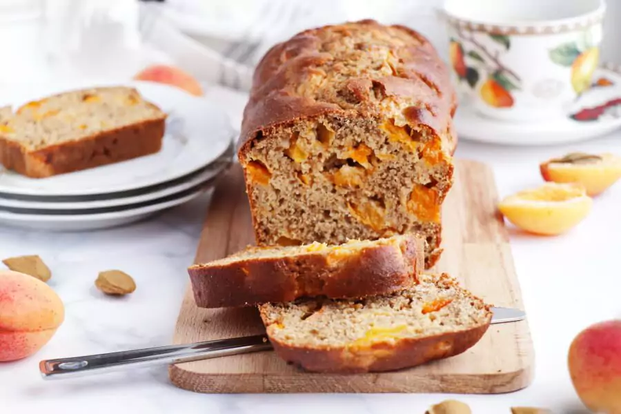Skinny Apricot Loaf Cake