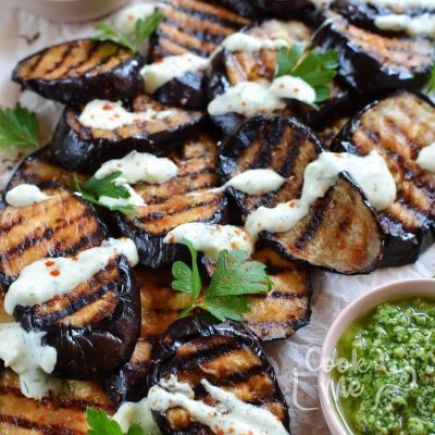 Smoky Grilled Eggplant Recipe-How To Make Smoky Grilled Eggplant-Delicious Smoky Grilled Eggplant