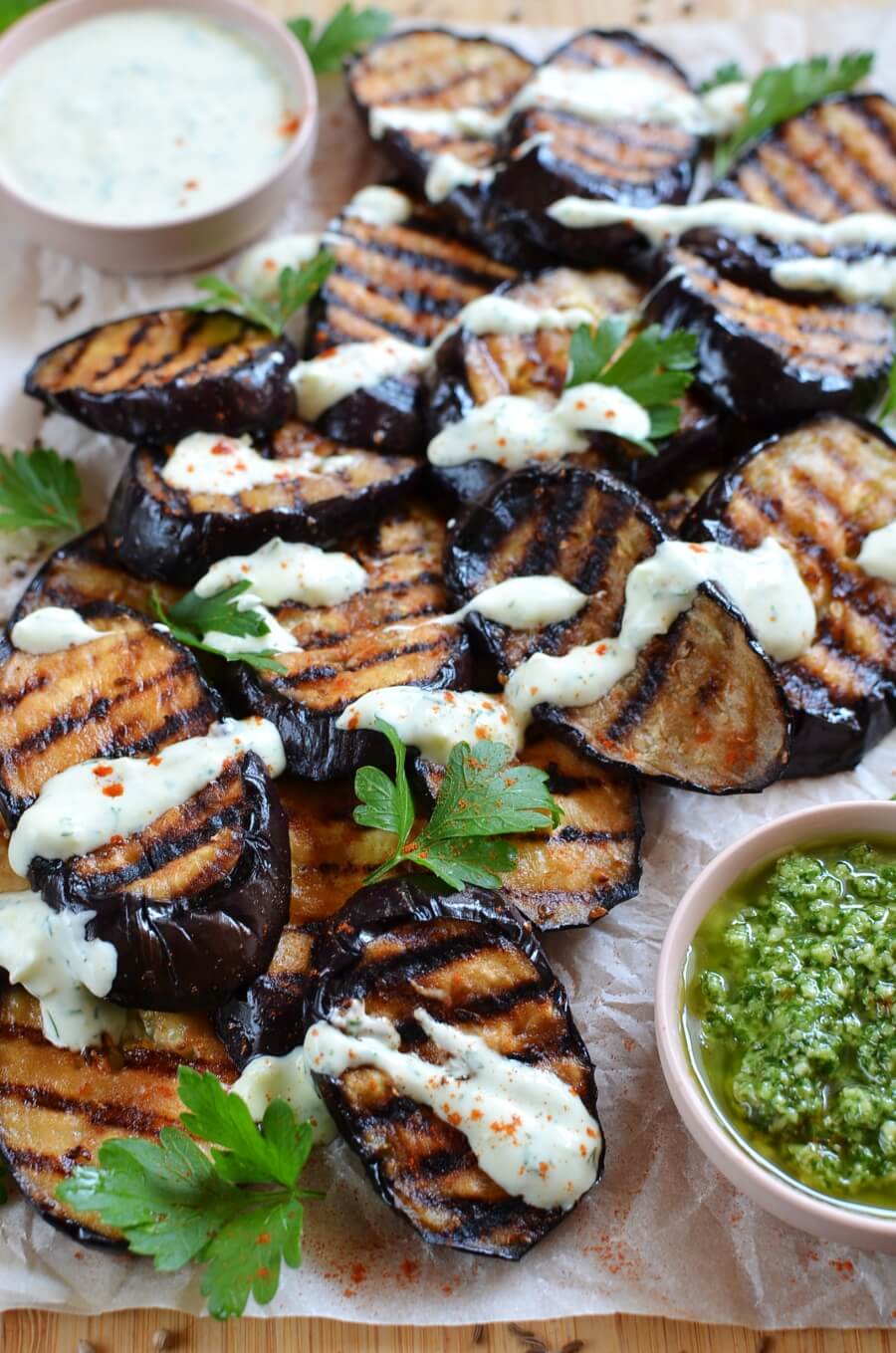 Vegan Smoky Grilled Eggplant Recipe - Cook.me Recipes