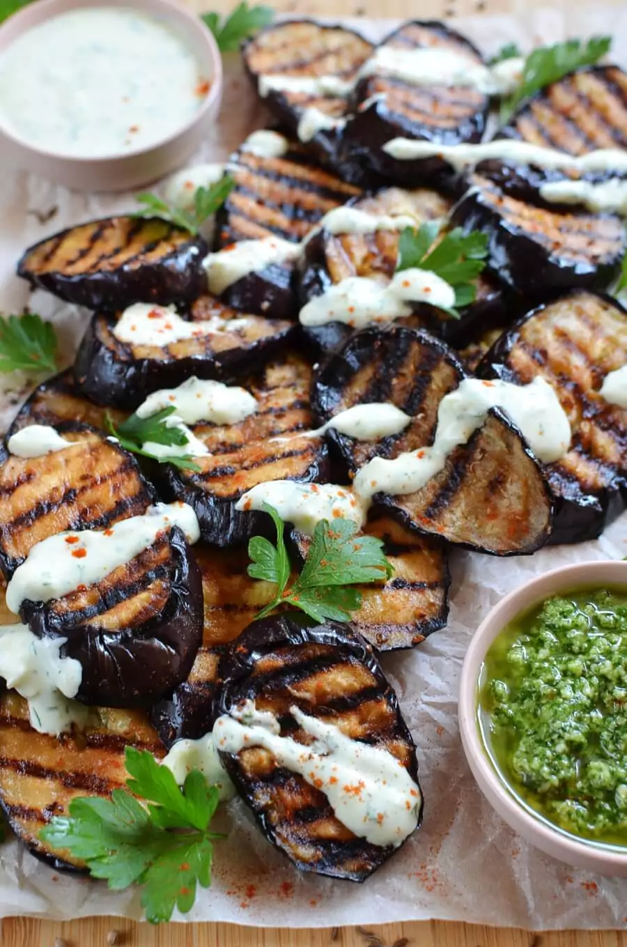 Vegan Smoky Grilled Eggplant