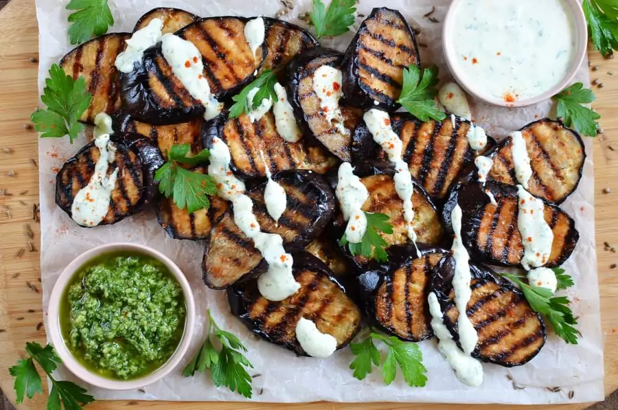 Vegan Smoky Grilled Eggplant