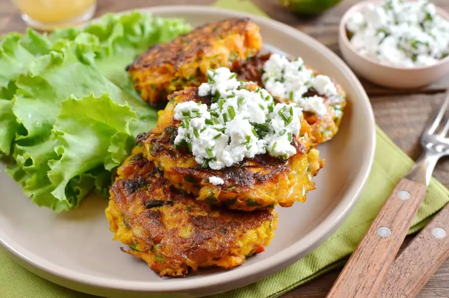Spiced Carrot Fritters