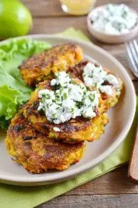 Spiced Carrot Fritters