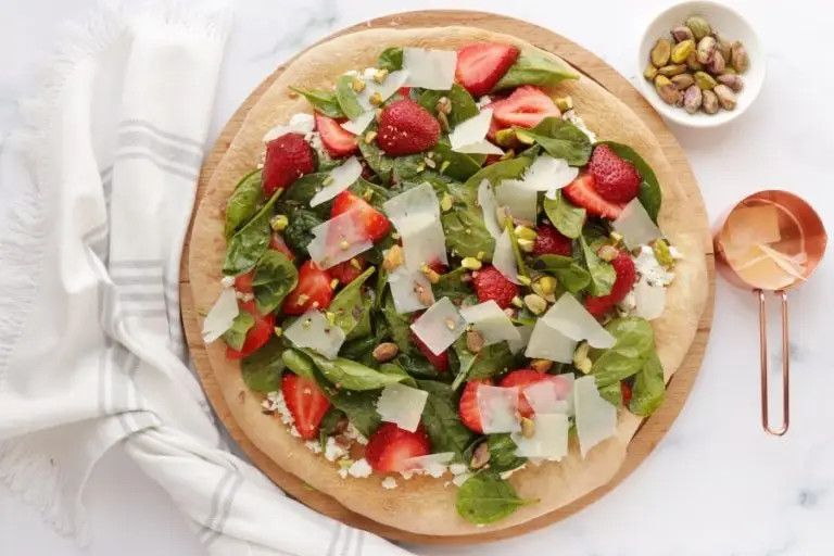 Step 7 - Strawberry, Pistachio and Goat Cheese Pizza