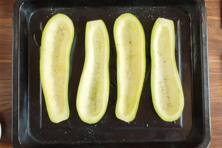 Step 3 - Stuffed Courgettes with Rocket Salad
