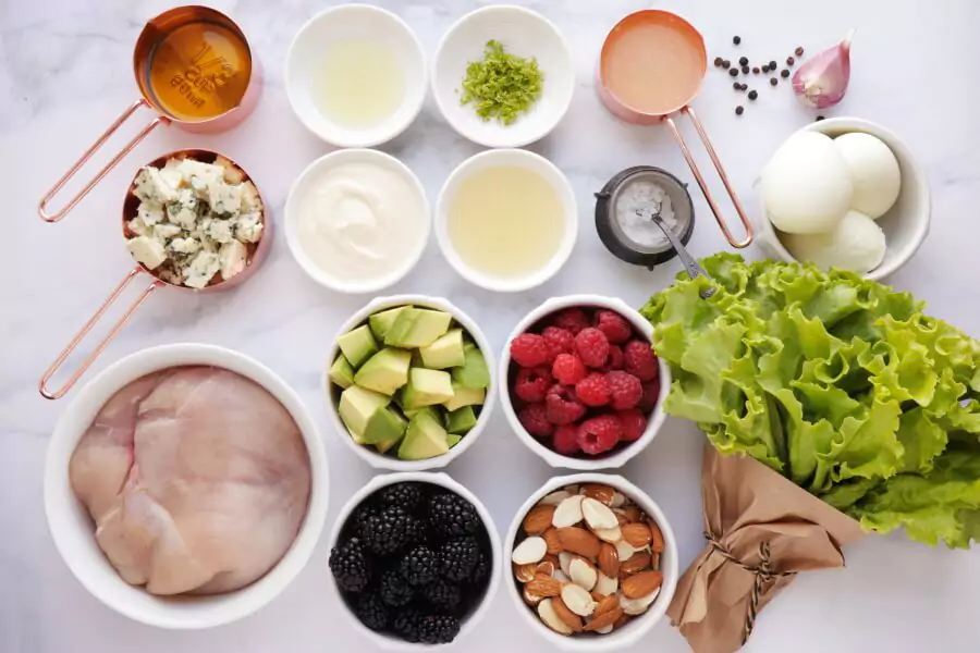 Ingredients for Summer Cobb Salad