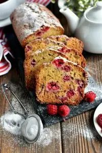 The Best Raspberry Bread