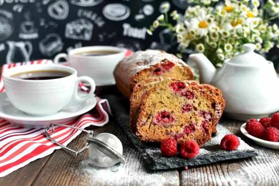 The Best Raspberry Bread