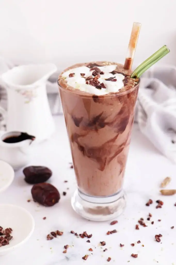 Vegan Chocolate Peanut Butter Banana Shake