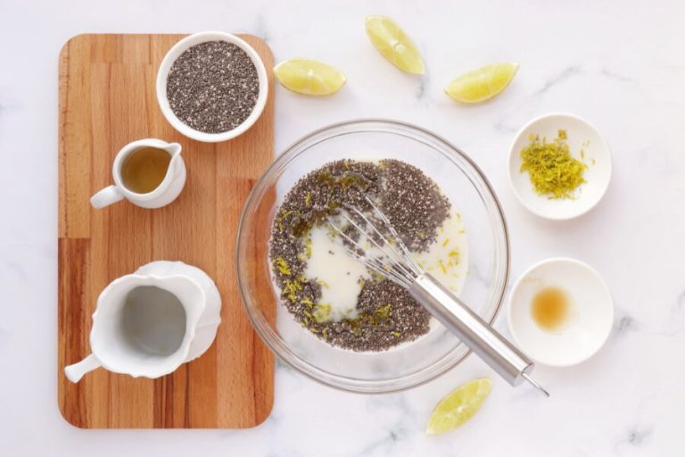 Step 1 - Vegan Key Lime Pie Chia Pudding