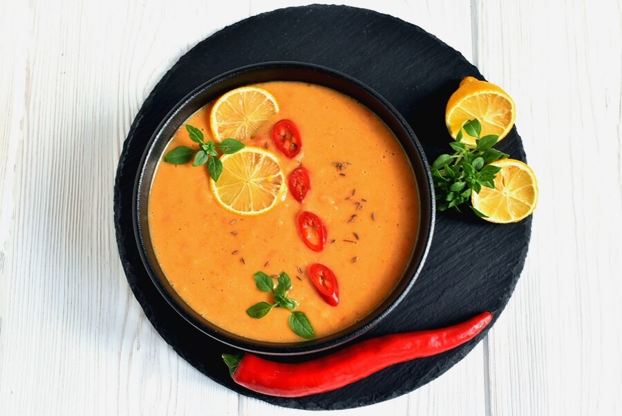 Vegan Lentil Cream Soup