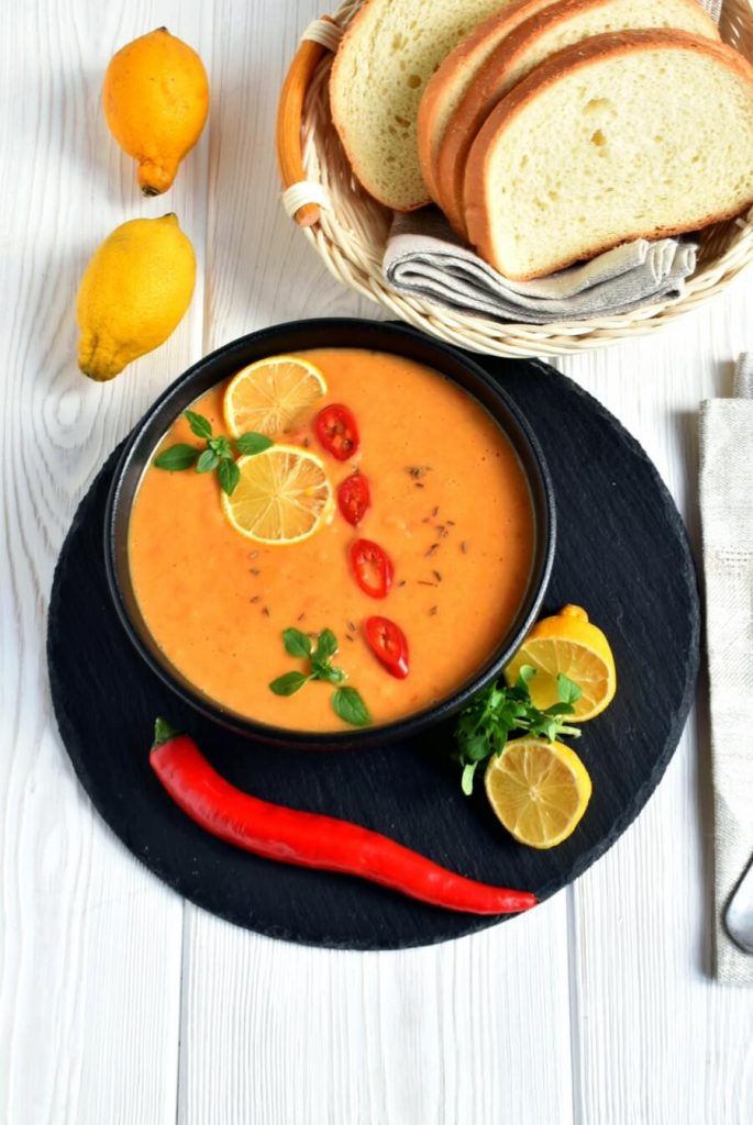 Hearty healthy vegan soup