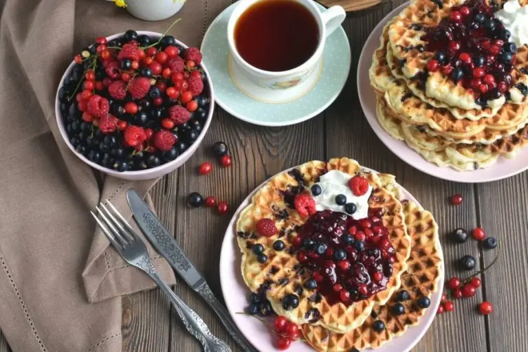 Step 8 - Vegan Triple Berry Waffles