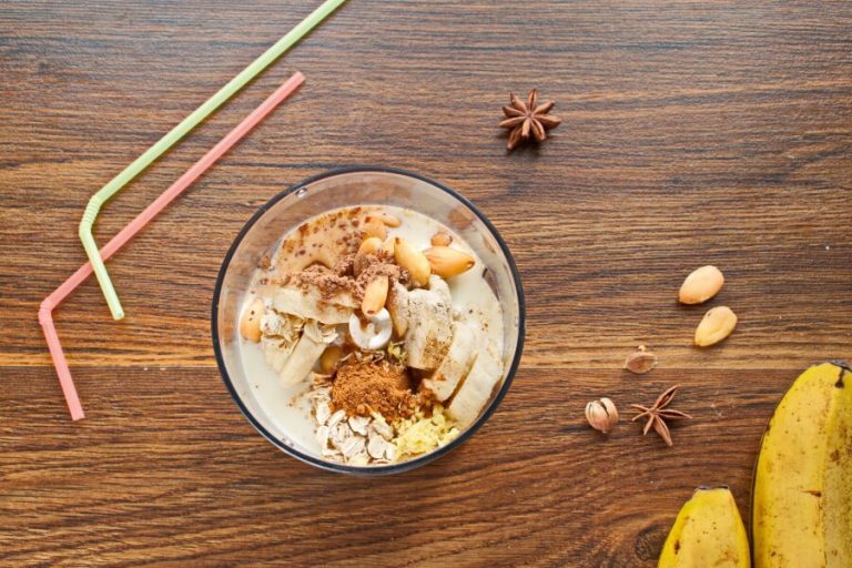 Step 1 - Vegan Vanilla Spice Breakfast Smoothie