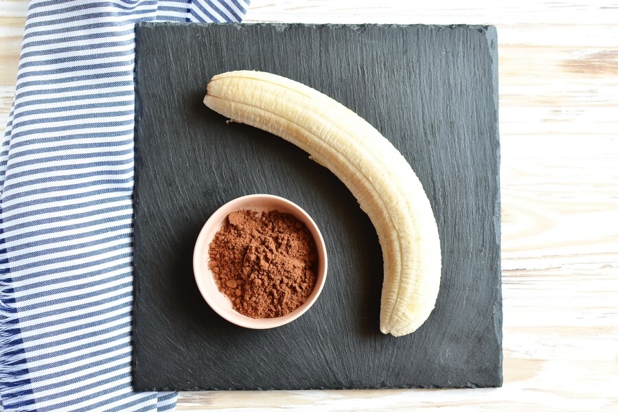 Ingridiens for Vegan Chocolate Banana Ice Cream