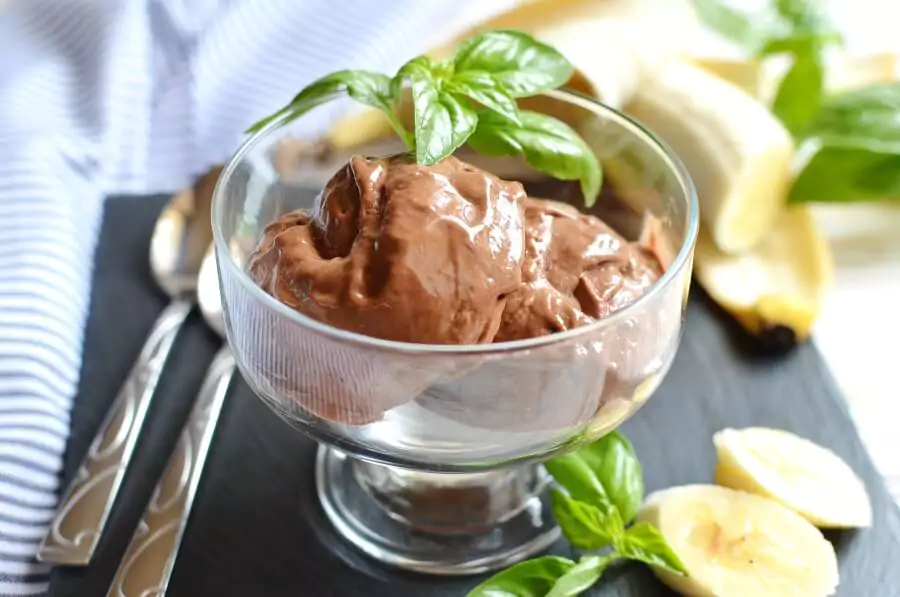 Vegan Chocolate Banana Ice Cream
