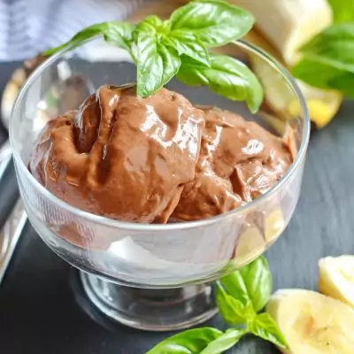 Vegan chocolate banana ice cream Recipe-Homemade Vegan chocolate banana ice cream-Delicious Vegan chocolate banana ice cream