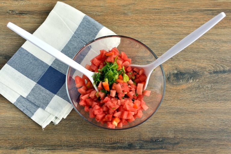 Step 1 - Watermelon Salsa