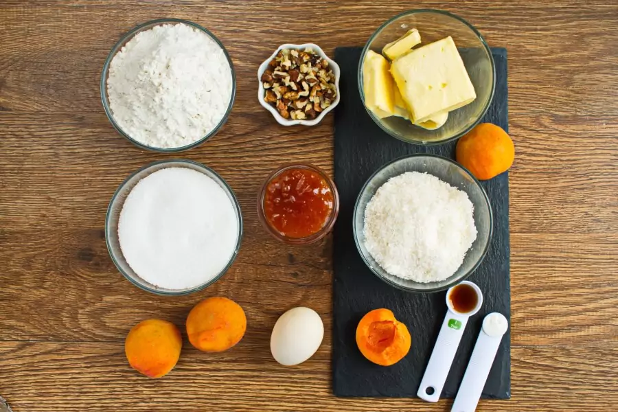 Ingredients for Winning Apricot Bars