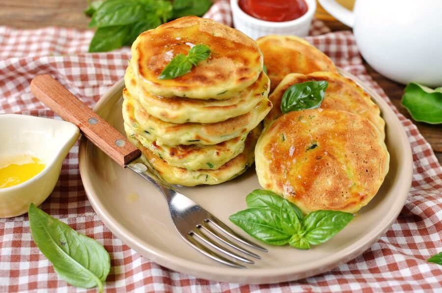 Zucchini Pancakes Recipe-Delicious Zucchini Pancakes-How To Make Zucchini Pancakes