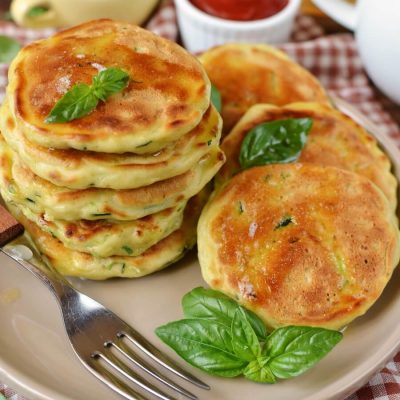 Zucchini Pancakes Recipe-Delicious Zucchini Pancakes-How To Make Zucchini Pancakes