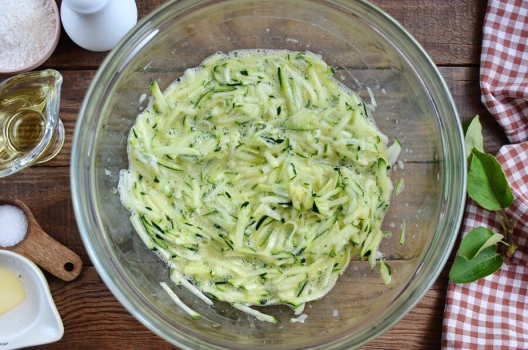 Step 1 - Zucchini Pancakes