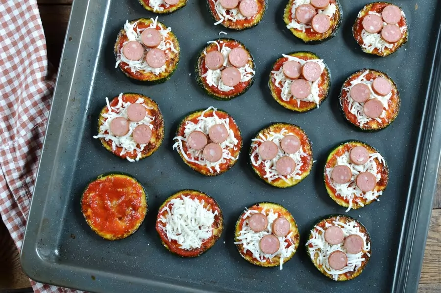 Keto Gluten Free Zucchini Pizza Bites recipe - step 5