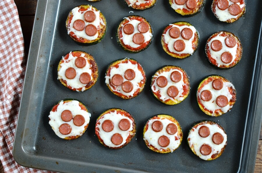 Keto Gluten Free Zucchini Pizza Bites recipe - step 6