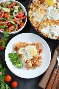 5 Ingredient Keto Breakfast Skillet