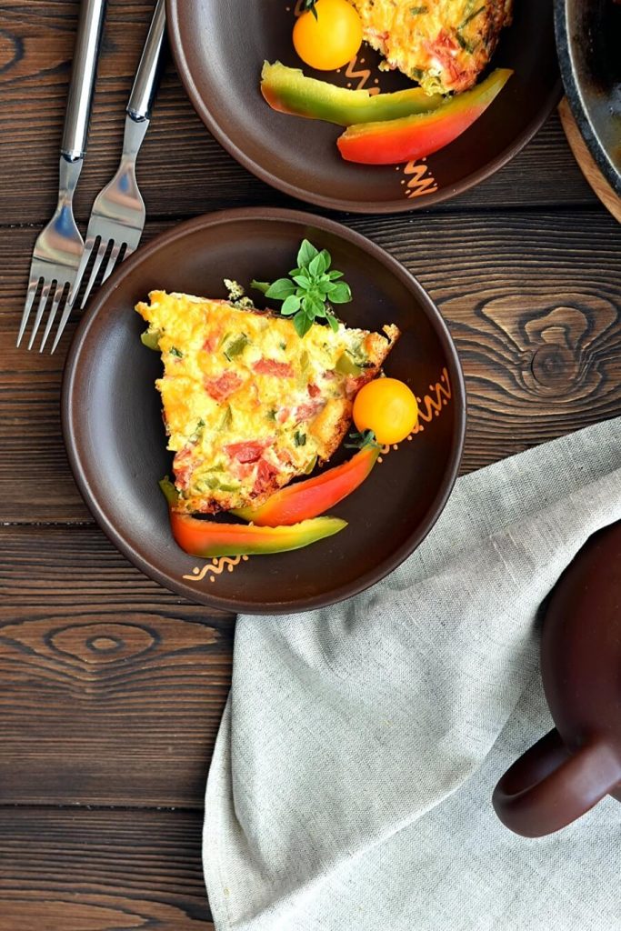 5 Ingredient Low Carb Vegetable Frittata
