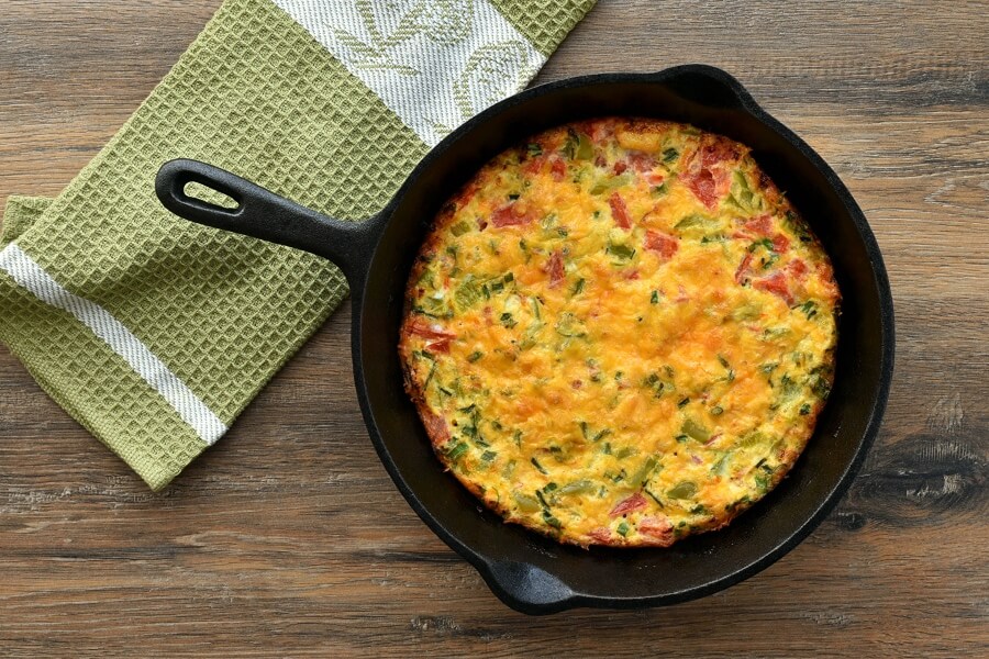 5 Ingredient Low Carb Vegetable Frittata recipe - step 5