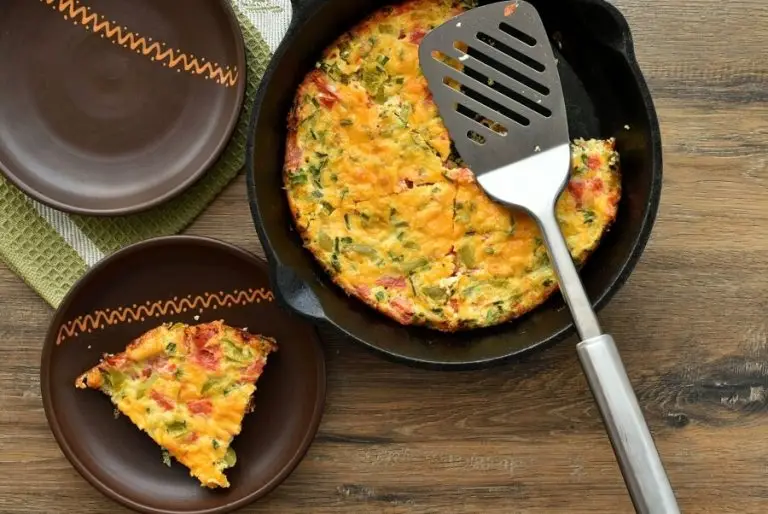 Step 6 - 5 Ingredient Low Carb Vegetable Frittata