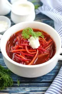 Almost-Instant Chilled Borscht