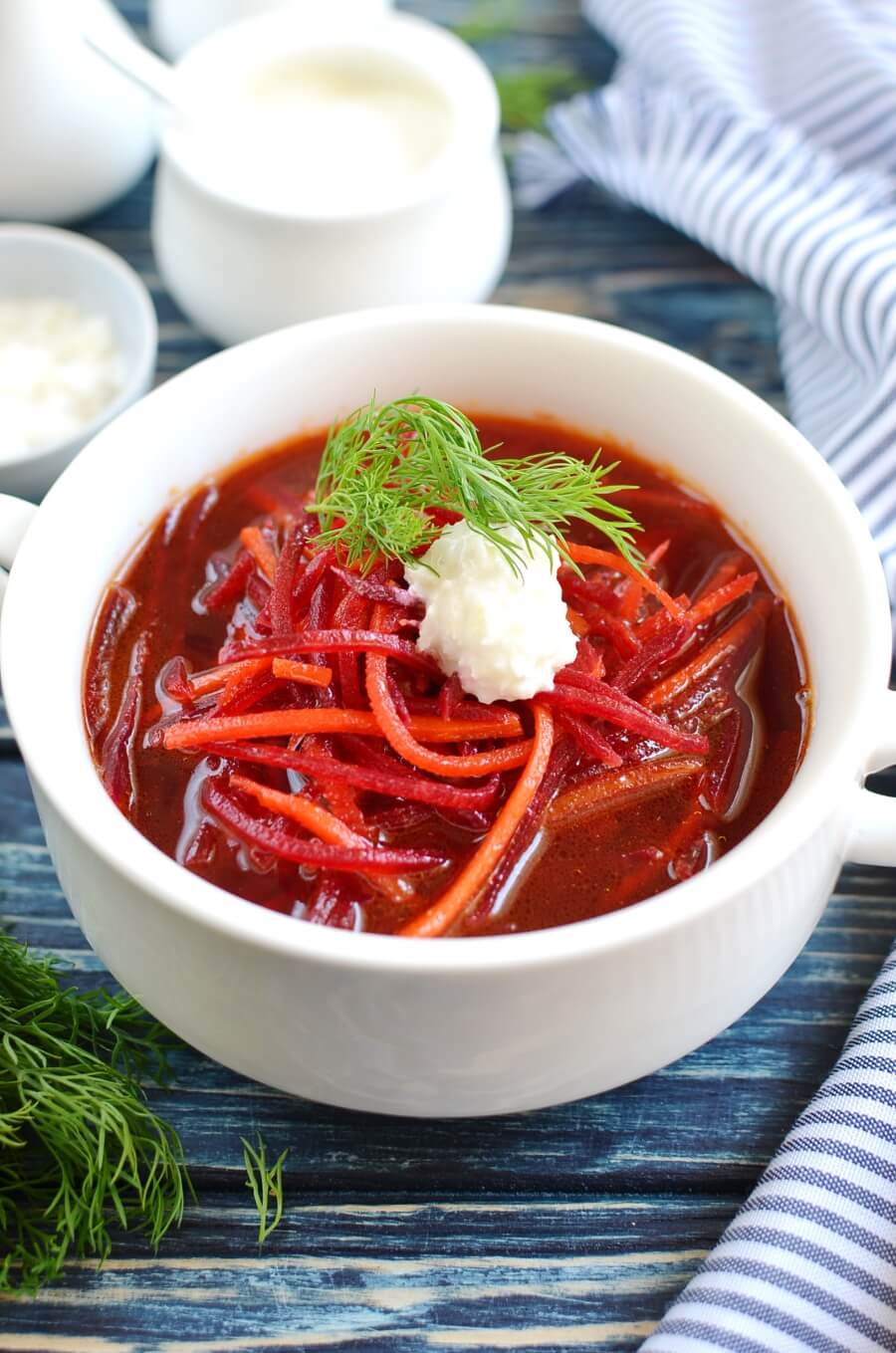 Almost-Instant Chilled Borscht