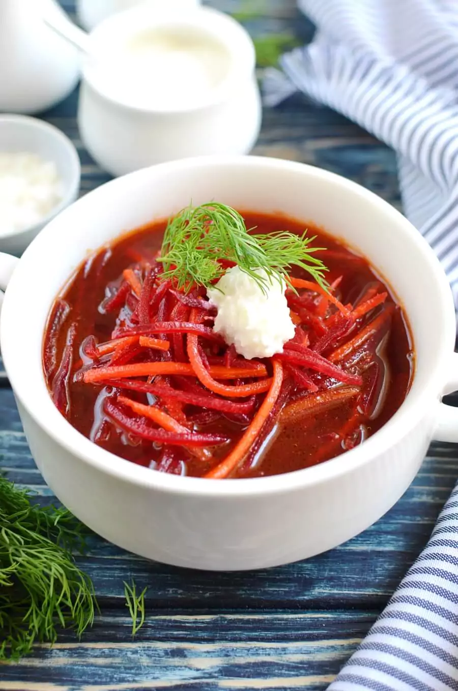 Almost-Instant Chilled Borscht