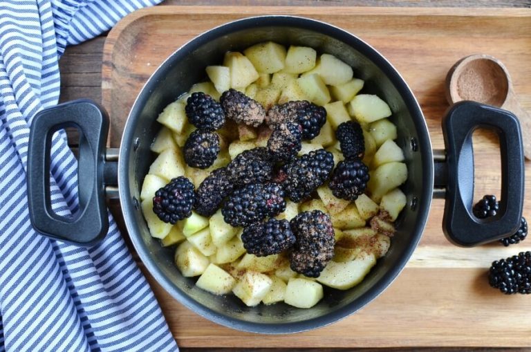 Step 7 - Apple and Blackberry Crumble