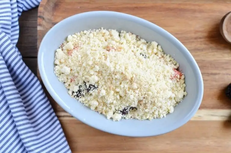 Step 9 - Apple and Blackberry Crumble