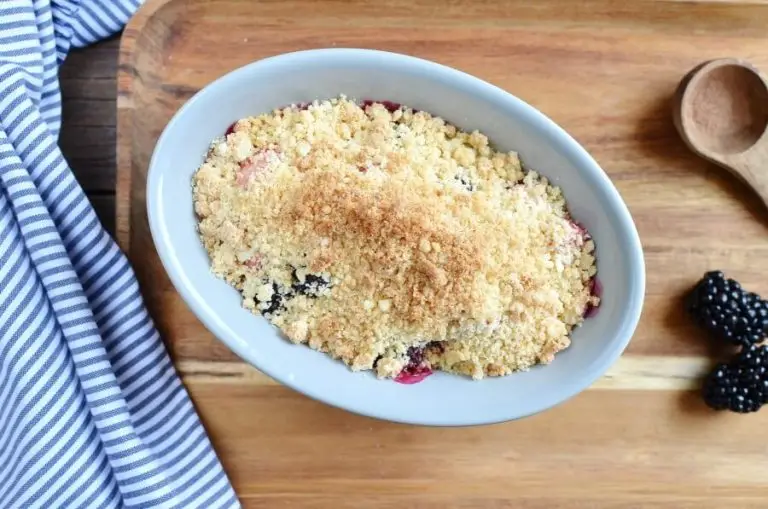 Step 9 - Apple and Blackberry Crumble
